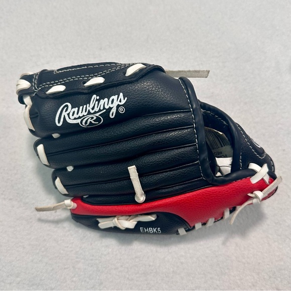 Youth Rawlings Players Series T-ball glove & Under Armour batting gloves - Picture 3 of 9